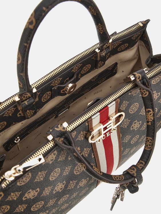 Módní Nelka Status velká kabelka, Hnědá barva, 2024