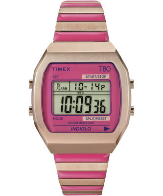 TIMEX – Timex LAB 80 hodinky, Růžová, Růžové zlato barva