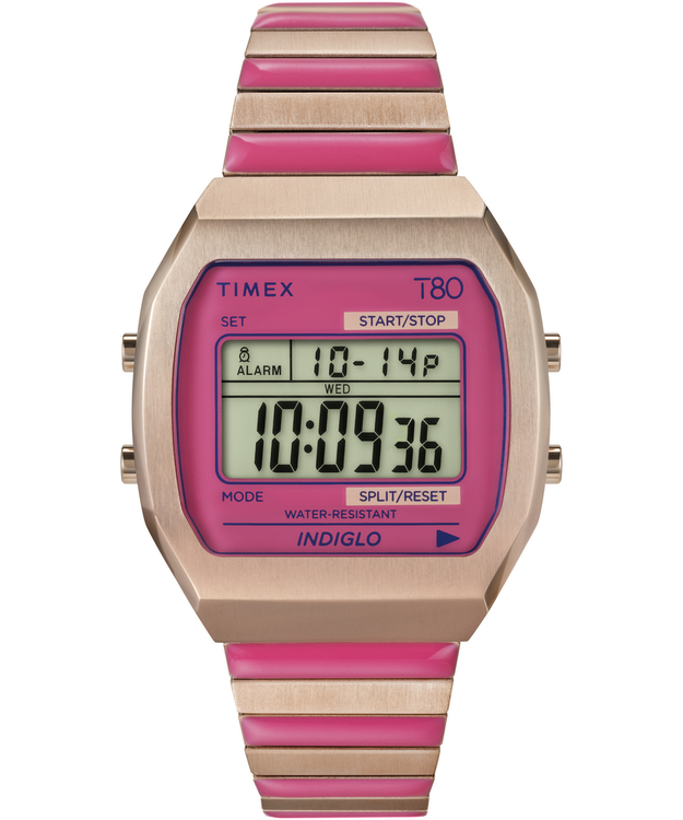 TIMEX – Timex LAB 80 hodinky, Růžová, Růžové zlato barva