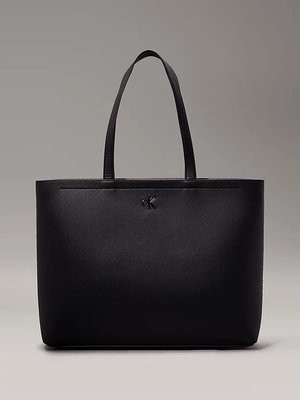 Calvin Klein Jeans – Minimal Monogram Slim kabelka, Černá barva