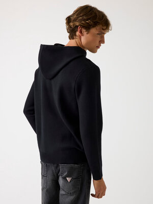 Joby Hoodie mikina – GUESS, Černá barva Muži