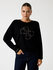 GUESS – W5BR42Z26I2-JBLK SVETR L/S