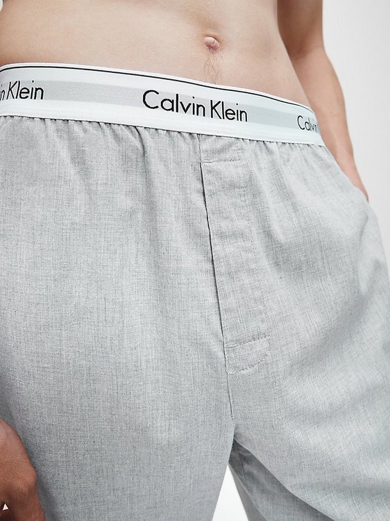 Luxusní Pyžamové kalhoty, Šedá barva, XL