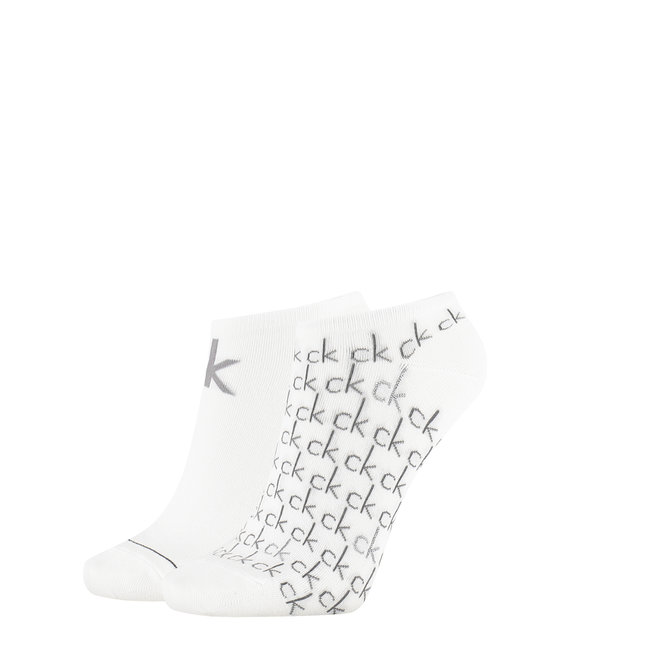 Calvin Klein Jeans – Ponožky Ck Jeans Logo, Bílá barva