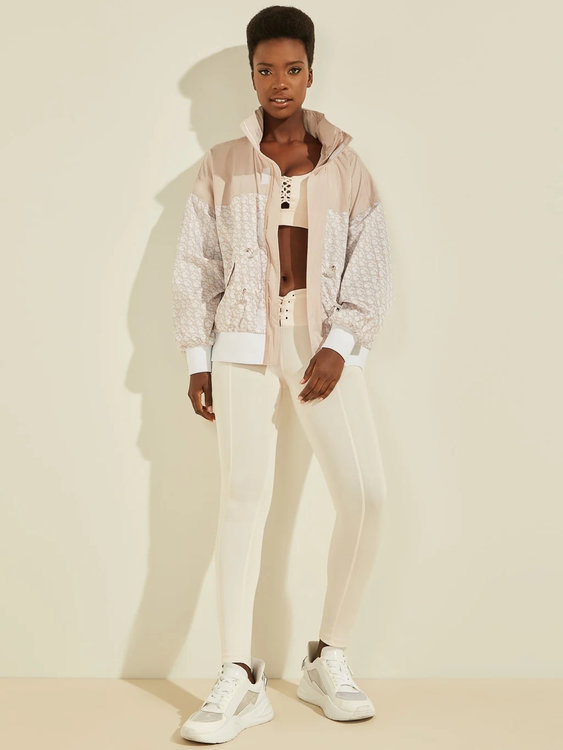 Clare sportovní bunda Bílá, Krémová barva Ženy