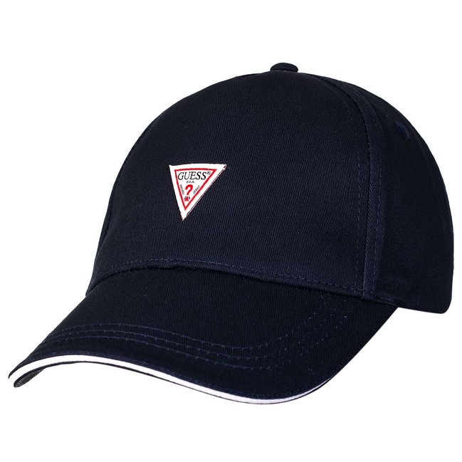 Guess – Triangle logo kšiltovka, Navy barva