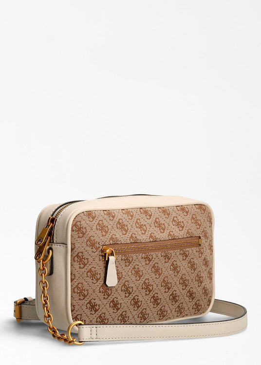 Módní Aviana crossbody, Hnědá, Krémová barva, 2022