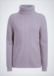 Luxusní Dawna svetr, Fialová barva, S, M