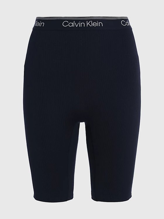 Knit Biker šortky Černá barva Ženy