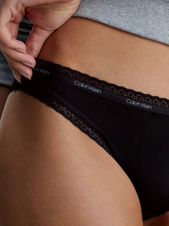 Luxusní Lace Edge bikiny 3ks, Červená barva, XS, M, L