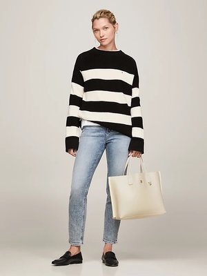 Iconic Tommy kabelka – Tommy Hilfiger, Béžová, Krémová barva Ženy