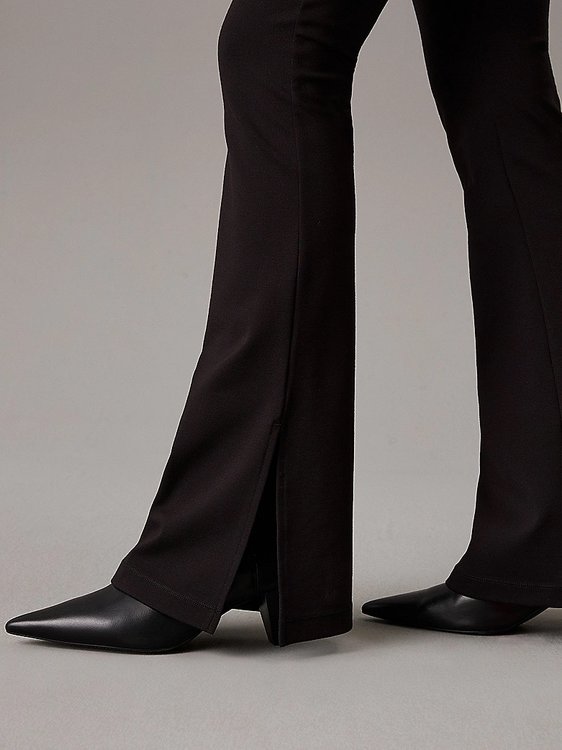 Módní Sculpted Milan kalhoty, Černá barva, 2024