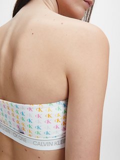 Luxusní Podprsenka ck one cotton, Bílá barva, S, M, L