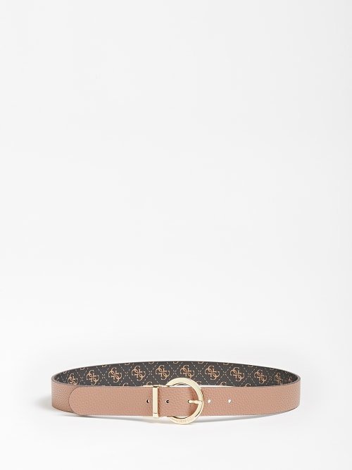 Luxusní Alby pásek, Hnědá, Zlatá barva, S, M, L