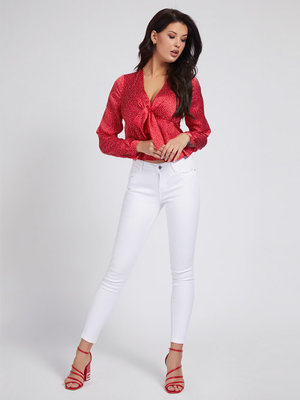 Top – Guess, Červená barva Ženy