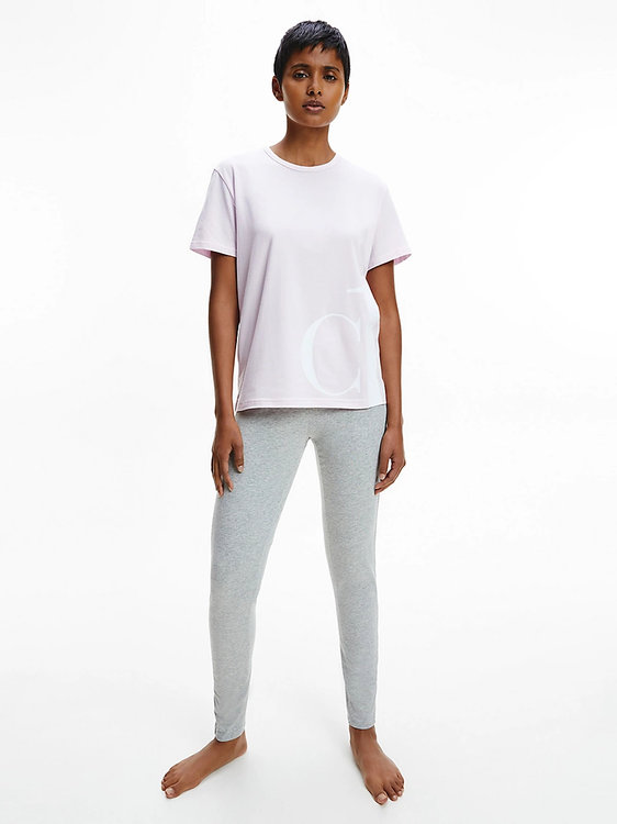 CK One tričko na spaní Růžová barva Ženy