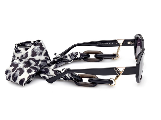 Injected sluneční brýle – Guess, Černá barva Ženy, Ženy, Ženy, Ženy 1