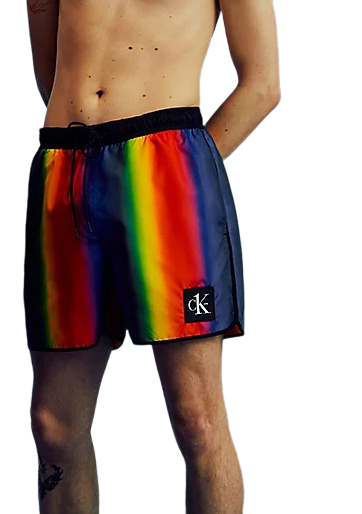 Módní KM0KM00749-0JG plavky MEDIUM RUNNER-PRINT, 2022