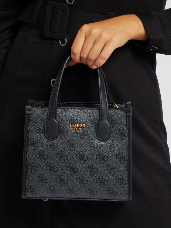 Luxusní Izzy kabelka, Černá barva, T/U