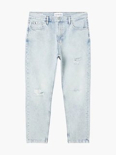 Dad jeany Modrá barva Muži