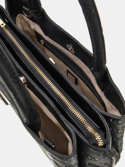 Módní Jena Elite Luxury velká kabelka, Černá barva, 2024