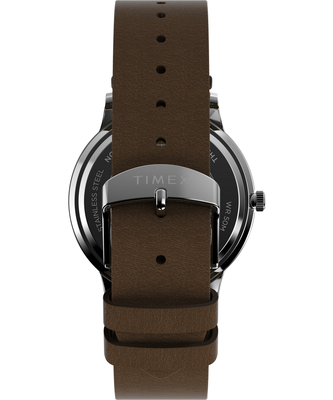 Waterbury hodinky – TIMEX, Hnědá, Stříbrná barva Muži
