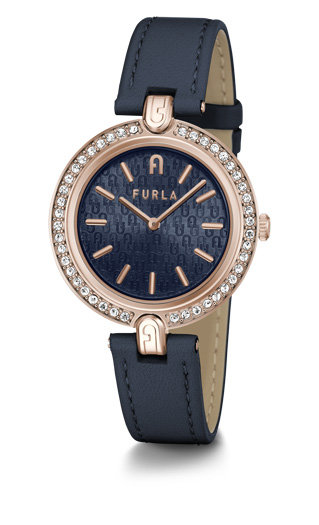 Navy, Růžové zlato barva, Hodinky Heritage 1