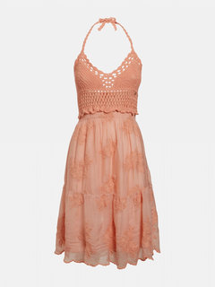 Tulia šaty Oranžová barva Ženy