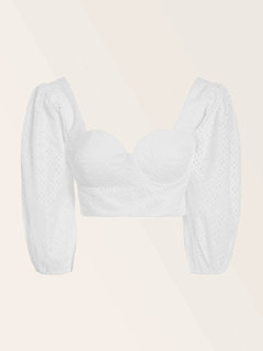 Nelia top Bílá barva Ženy