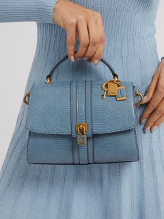 Luxusní Ginevra kabelka, Modrá barva, T/U