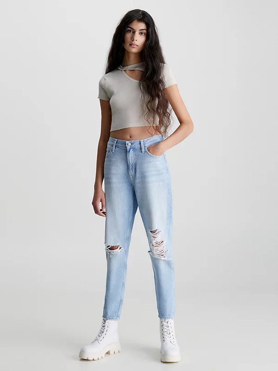 Módní Asymmetric top, Béžová barva, 2023