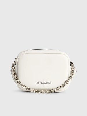Calvin Klein Jeans – Sculpted Camera crossbody, Bílá barva