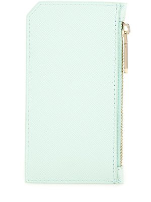 Saffiano pouzdro na karty – GUESS, Zelená barva Ženy