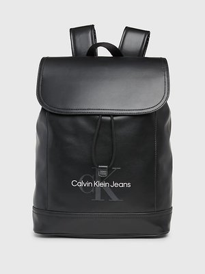 Calvin Klein Jeans – Monogram Soft batoh, Černá barva