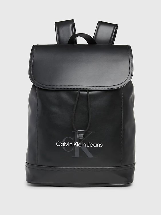 Calvin Klein Jeans – Monogram Soft batoh, Černá barva