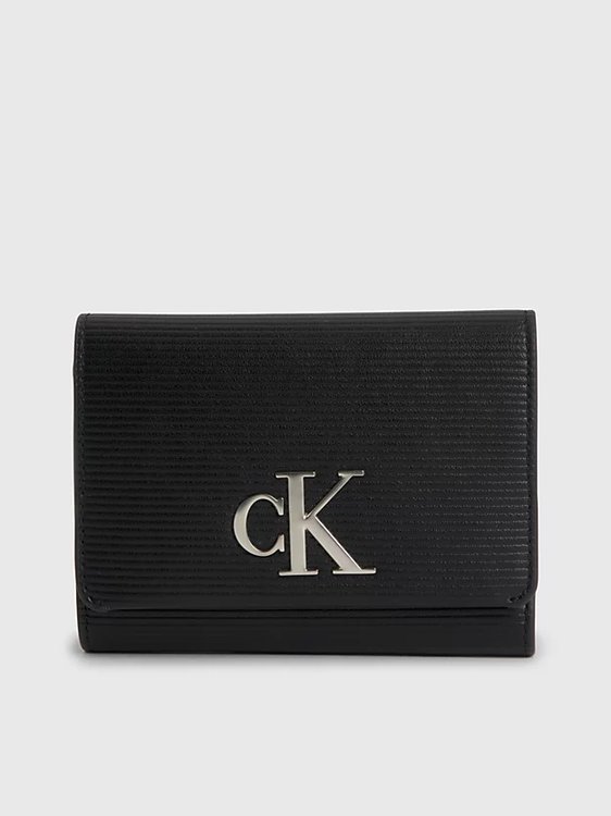 Calvin Klein Jeans – Minimal Monogram peněženka, Černá barva