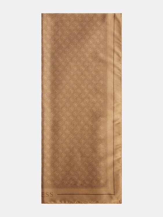 GUESS – Vezzola šála, Hnědá barva