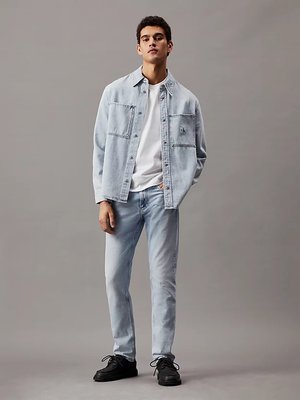 Calvin Klein Jeans – Authentic Straight jeans, Modrá barva