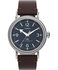 TIMEX – Waterbury hodinky, Hnědá, Navy, Stříbrná barva