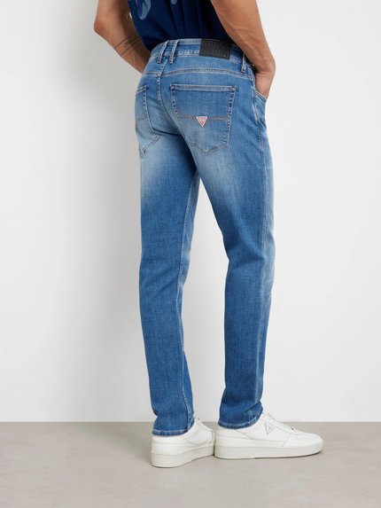 Módní Finnley jeans, Modrá barva, 2024