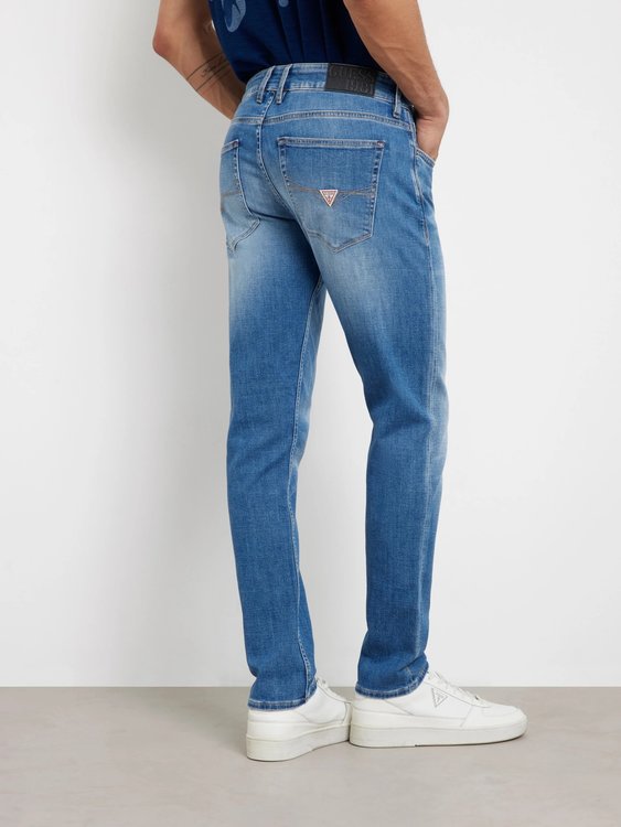 Módní Finnley jeans, Modrá barva, 2024