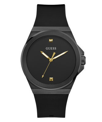 GUESS – Vinyl hodinky, Černá barva