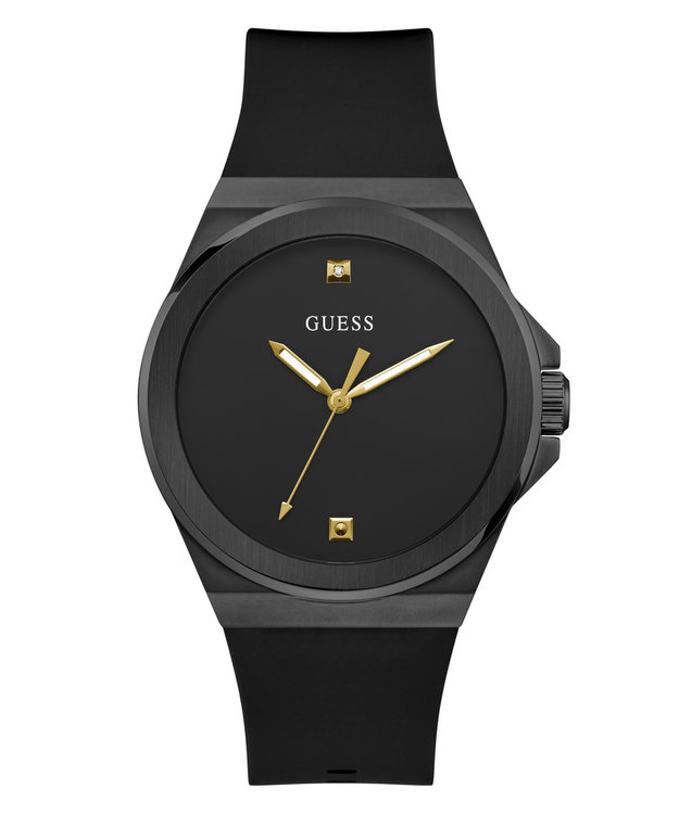 GUESS – Vinyl hodinky, Černá barva