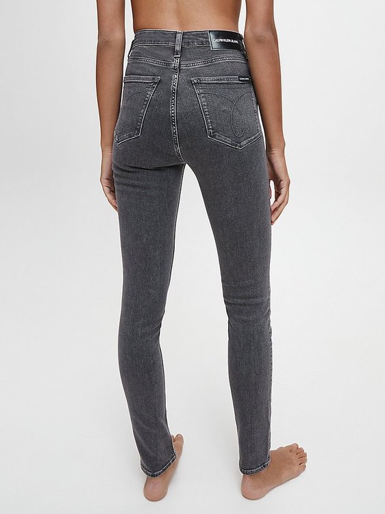 Módní Skinny jeans, Šedá barva, 2020, 2021