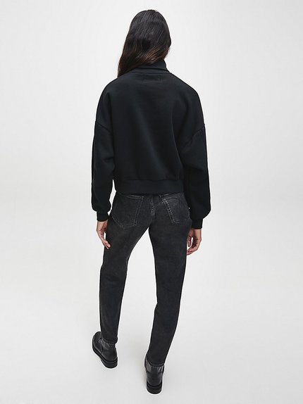 Módní Mikina, Černá barva, 2021, 2020