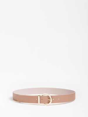 Alby pásek – Guess, Béžová, Hnědá, Zlatá barva Ženy