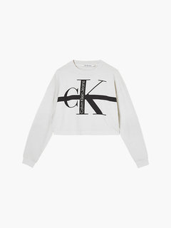 Monolog washed mikina Krémová barva Ženy