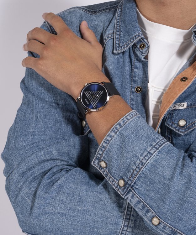 GUESS – GW0503G2-Silver Tone HODINKY 1