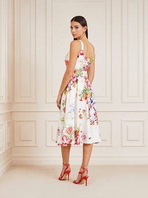 Glorious Garden šaty – Marciano, Béžová, Bílá, Multi barva Ženy