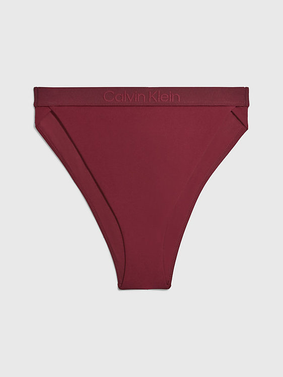 Calvin Klein Swimwear – Core Tonal plavky - Spodní díl, Červená barva